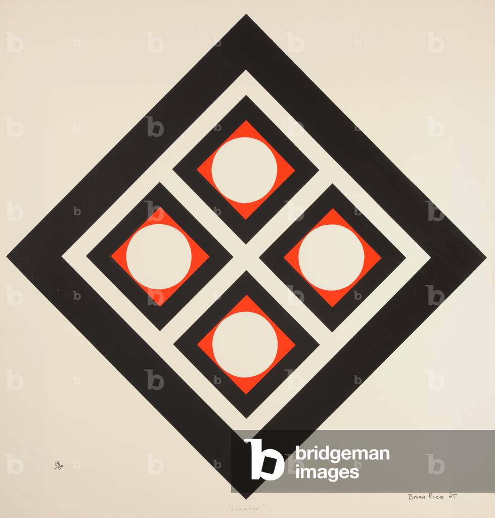 Lozenge, 1965 (Screenprint)