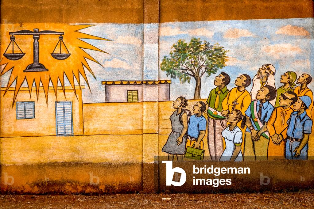 Image de Photographie représentant Peinture murale à Ouahigouya 2017