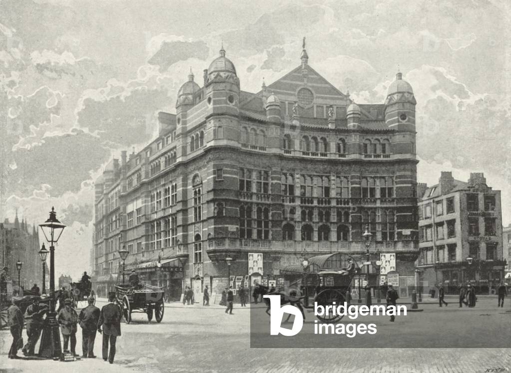 Image of Photography depicting The Palace Theatre (b/w photo) by English Photographer, b/w