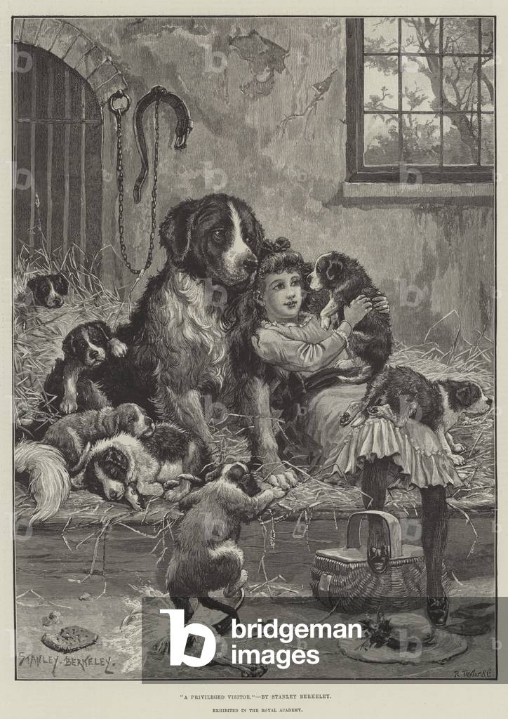 Un visiteur privilégié (gravure)