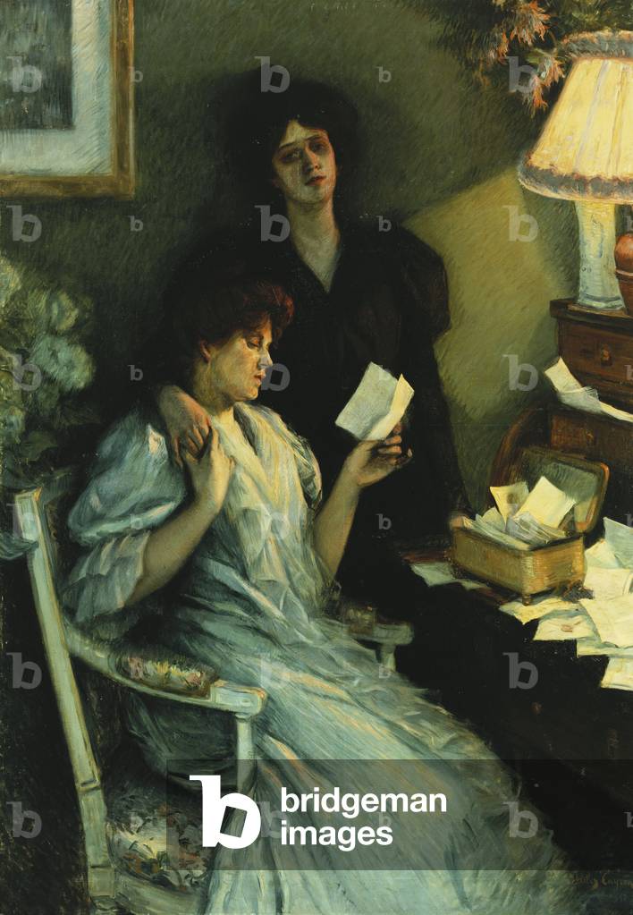 Bild von Gemälde "Gedenken", 1897 von Jules Cayron
