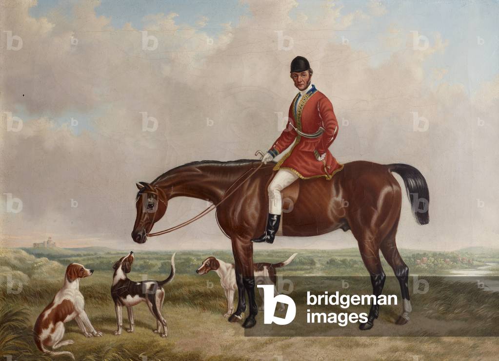 Il Maestro dei Royal Buckhounds, Charles F. Davis (olio su tela)