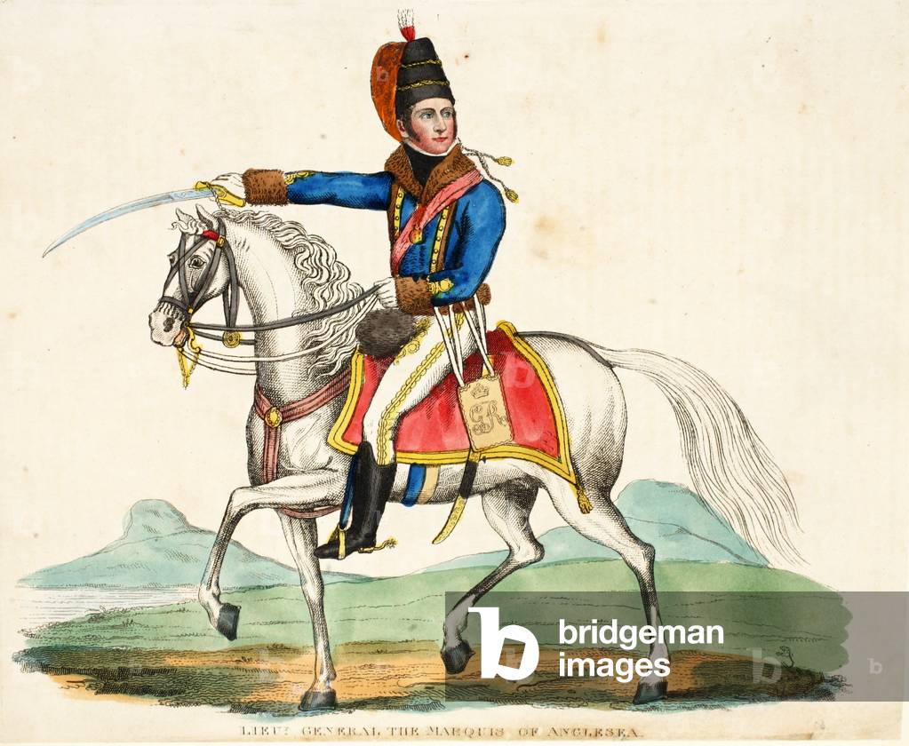 Lieut General Der Marquis von Anglesea, Pub. von Richard Evans, engr Romney, Illustration aus 'An Historical A