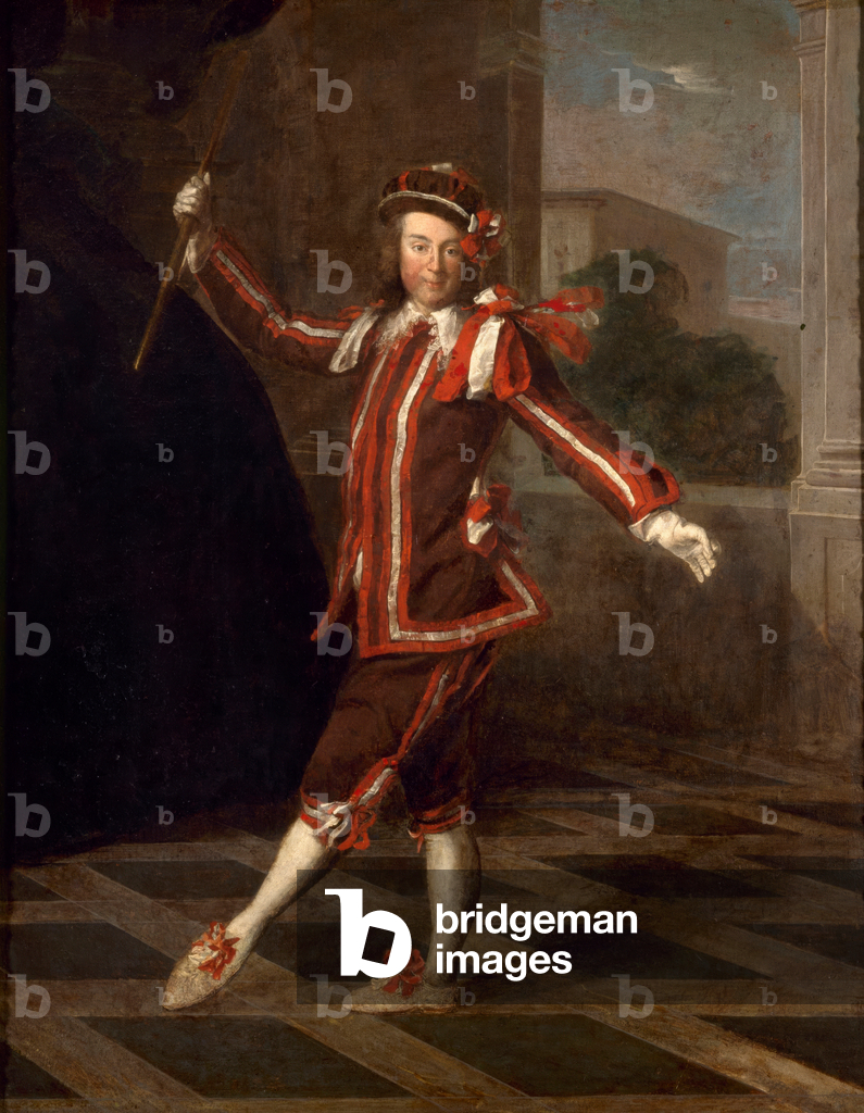 Bild von Gemälde "Mezzetin tanzend" 1720 von French School