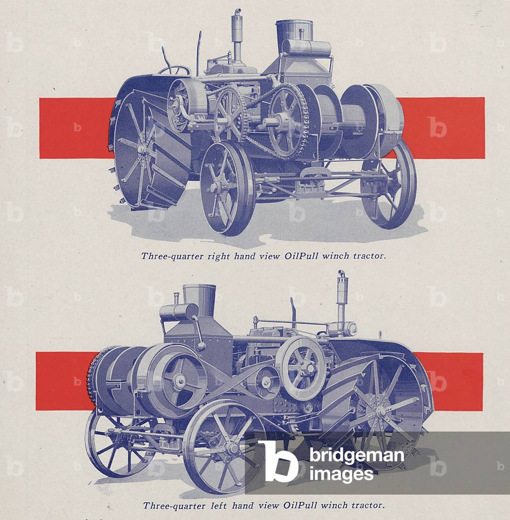 "Advance-Rumely Oil Pull Winch Traktor", c.1930