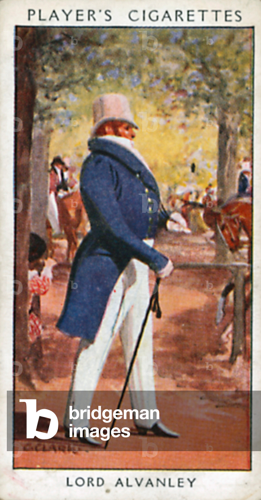 Immagine di Stampa "Lord Alvanley (litografia a colori)" 1901 di Christopher Clark