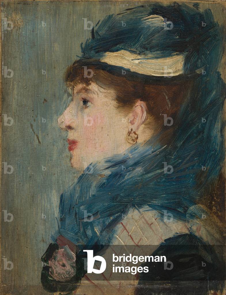 Ritratto di signora, 1879 circa (olio su legno)