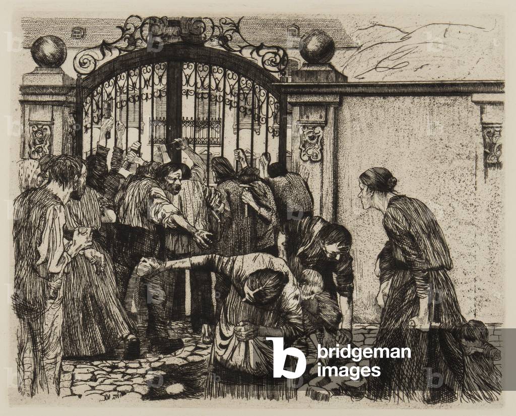 Riot, 1950 (etching)