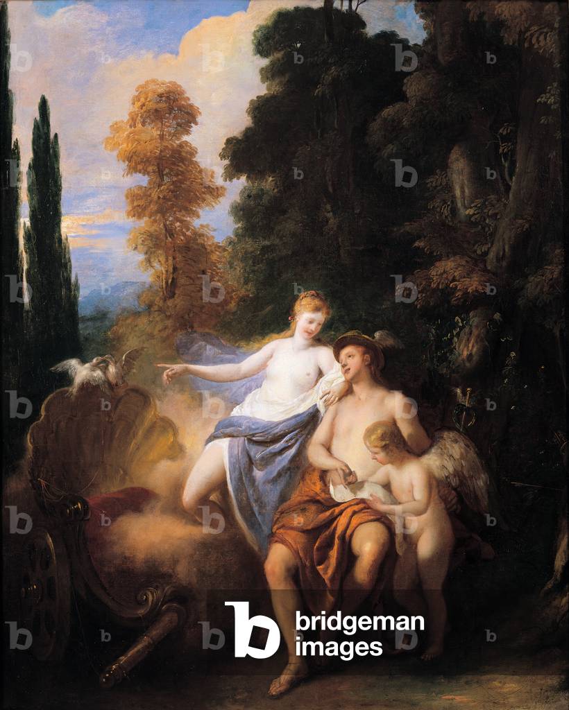 Immagine di Dipinto "Venere e Mercurio (olio su tela)" di Jean Francois de Troy