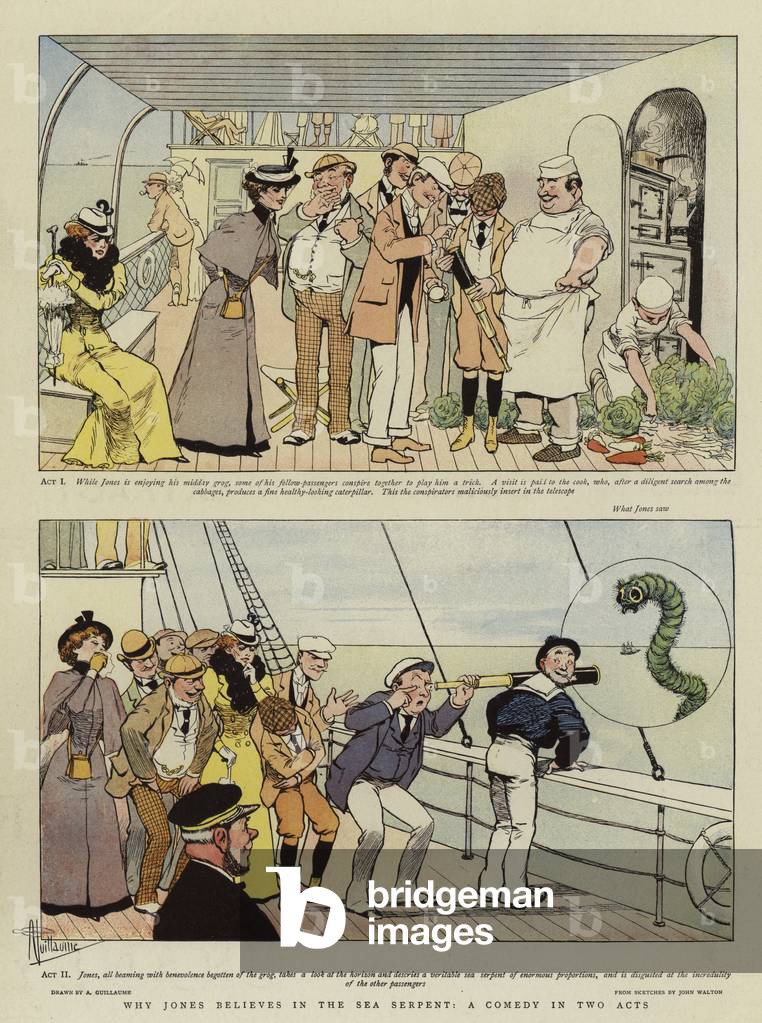 "Perché Jones crede nel serpente marino" di Albert Guillaume