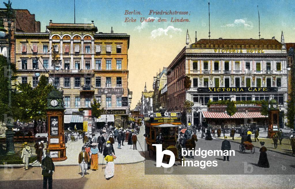 Bild von Fotografie "Friedrichstraße" 1900
