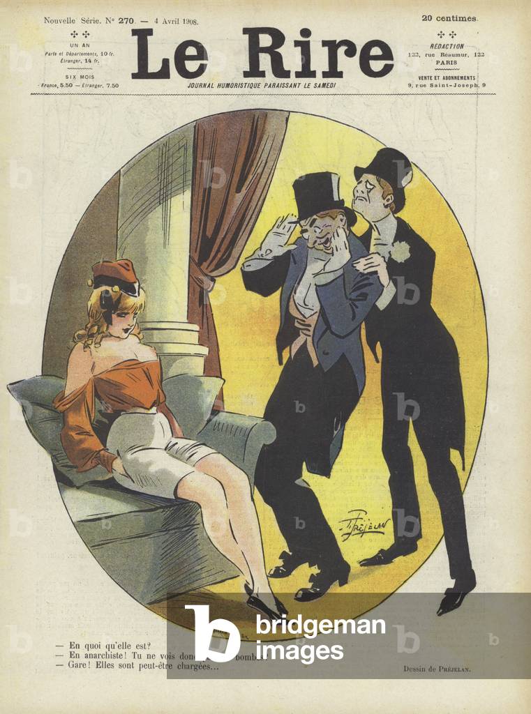 Illustrazione per Le Rire (color lito)