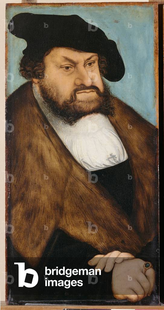 porträt von johannes der konstante von sachsen (öl auf tafel)