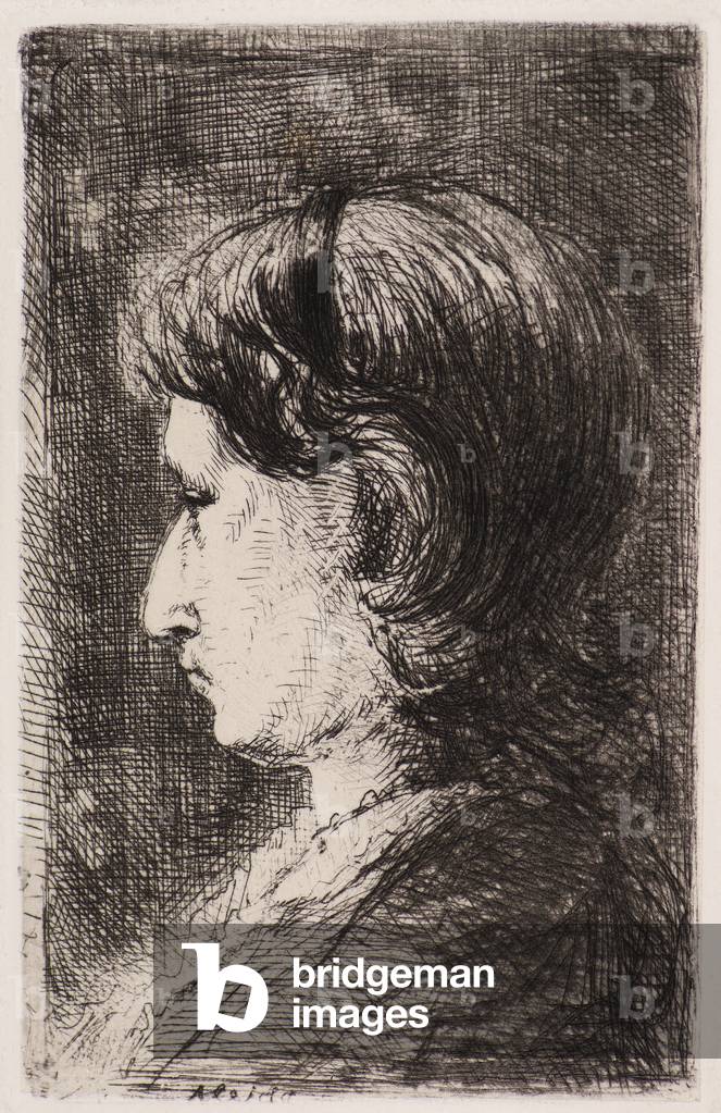 Portrait de femme (gravure)