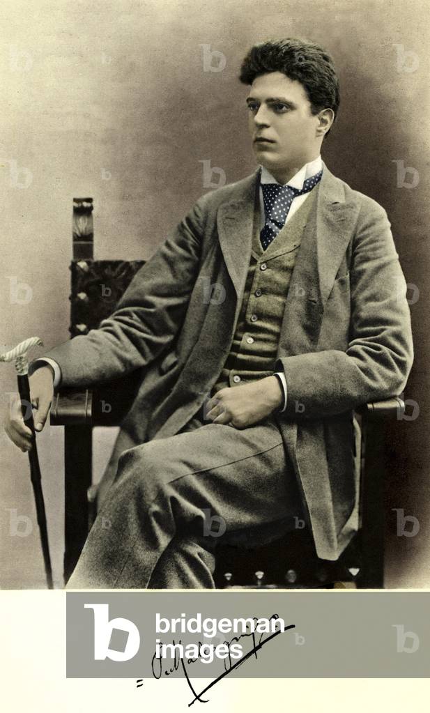 MASCAGNI - Junge sitzend