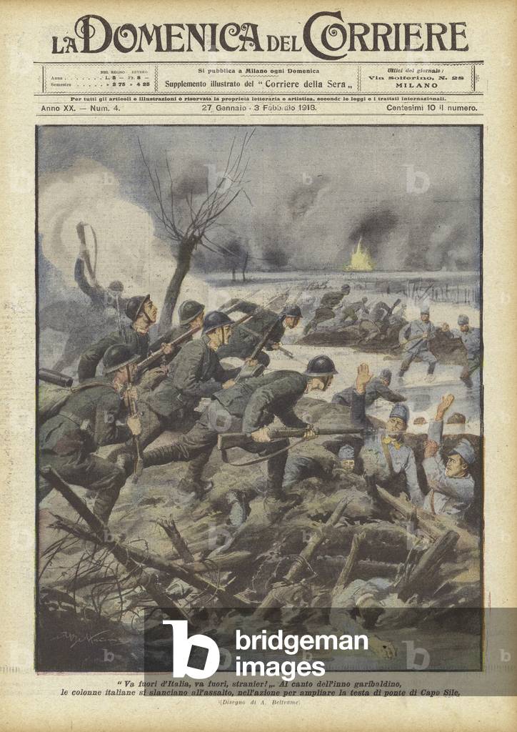 Va fuori d'Italia, va fuori, stranier! (colour litho)