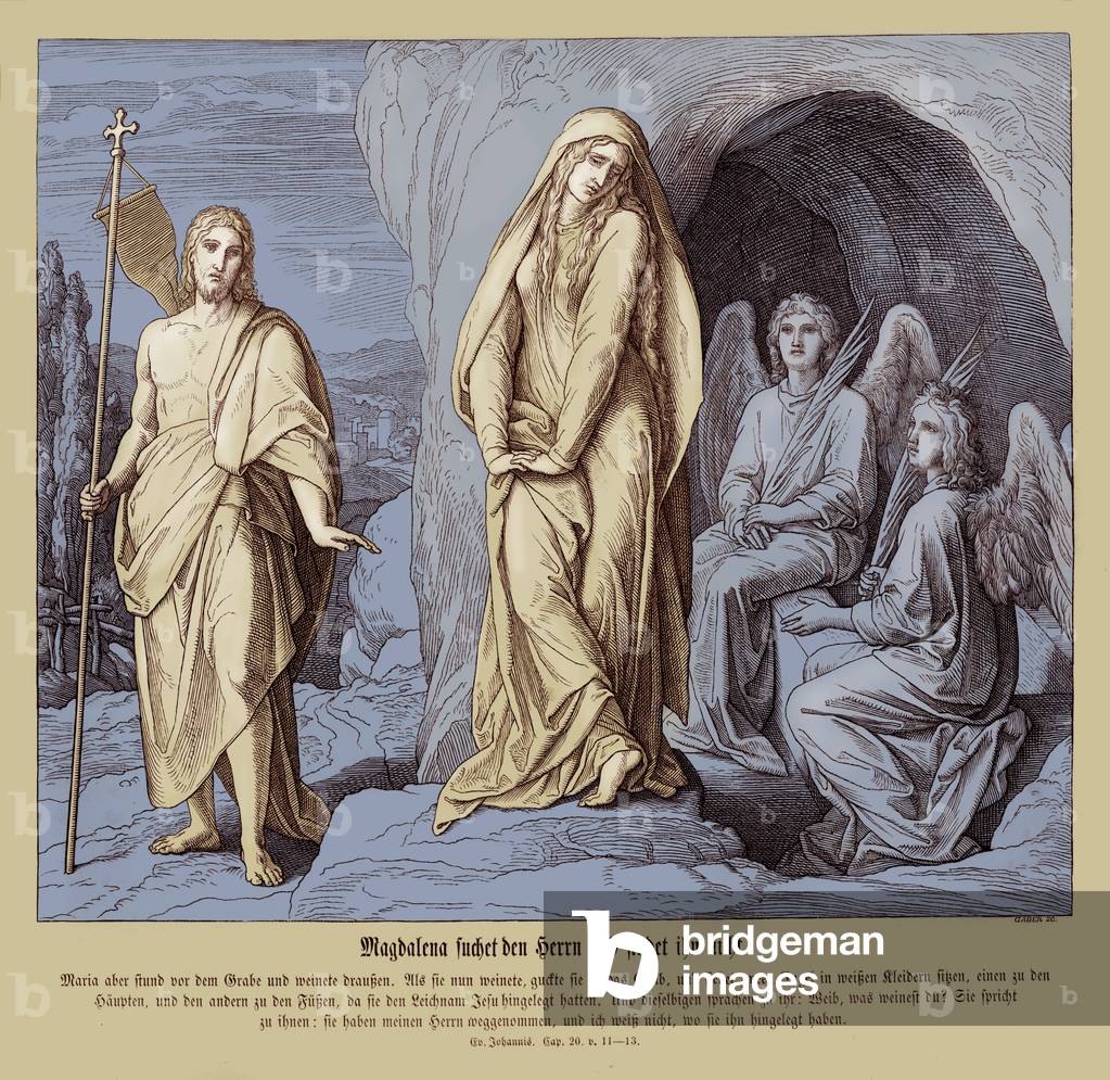 Mary Magdalene at Jesus' tomb, Gospel of John