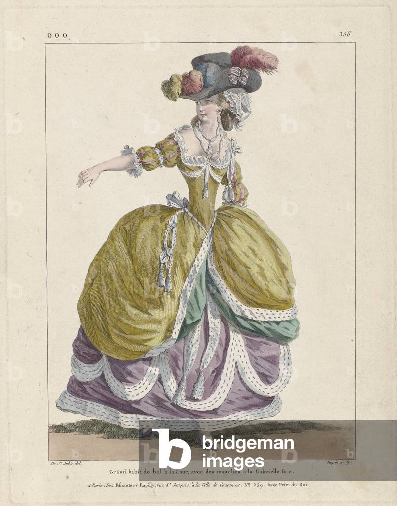 "Maria Antonietta" 1787 di Charles-Germain de Saint-Aubin