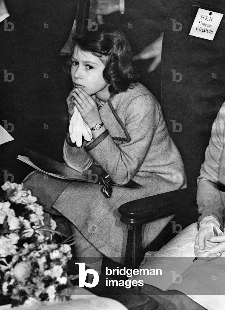 Image de Photographie représentant Elizabeth II, b/w