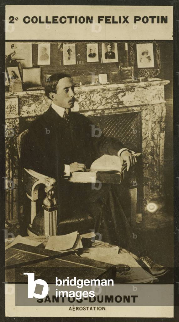 Image de Estampe représentant Alberto Santos-Dumont par European Photographer, b/w
