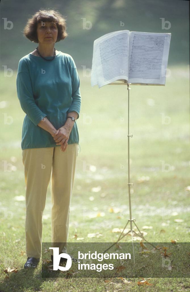 Bild von Fotografie "Sofia Gubaidulina" 1991 von Marcello Mencarini