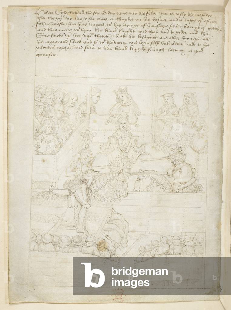 "Cotton Julius E. IV" 1483 von Netherlandish School, b/w