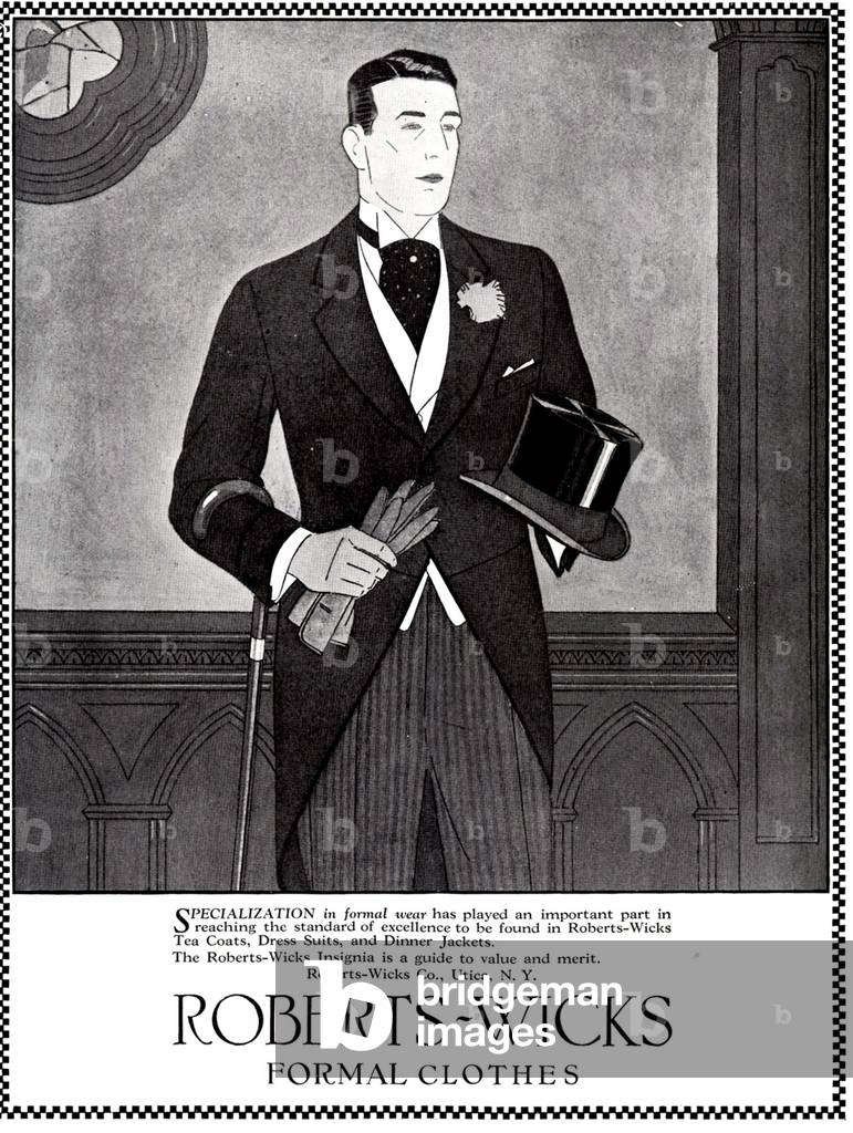 Roberts Wicks Magazine, Anzeige, USA, 1920er Jahre