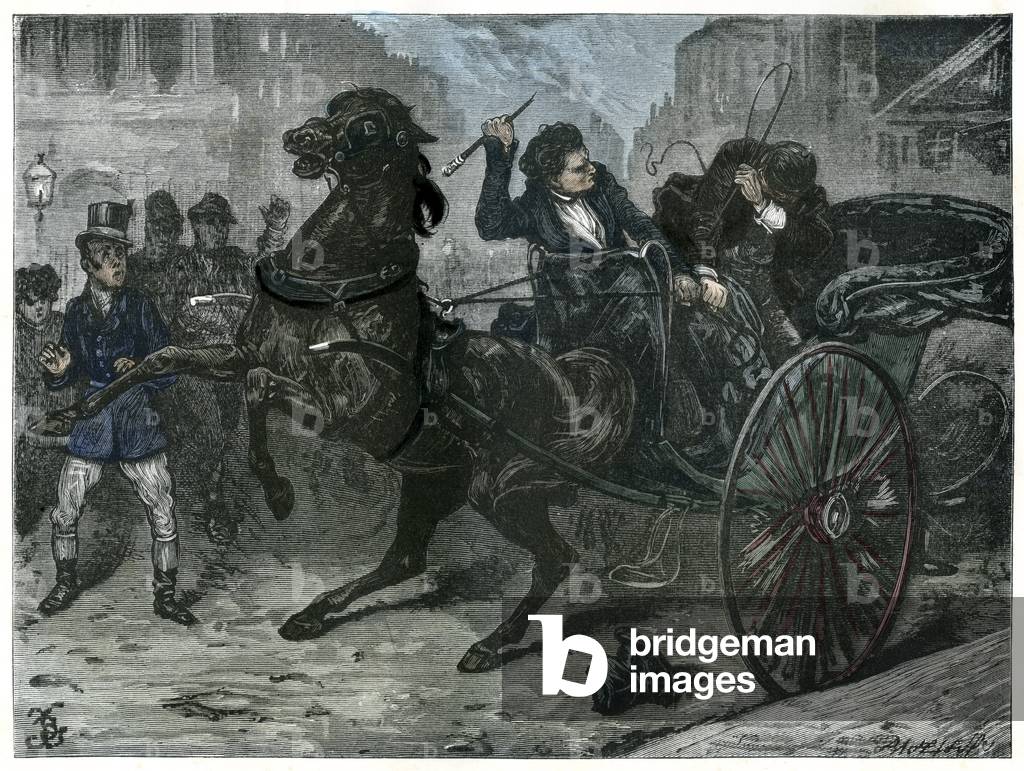 Illustrazione per Nicholas Nickleby di Charles Dickens, XIX secolo (incisione)