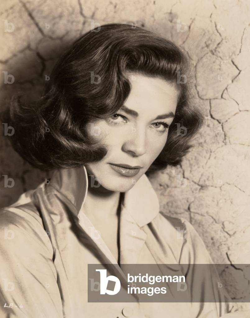 Lauren Bacall, 1956 (foto in b/n)