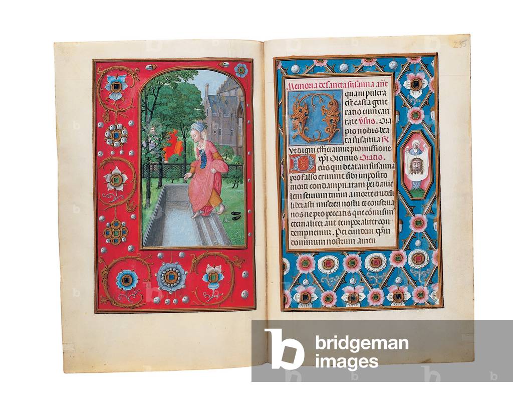 "Folios aus dem Rothschild Stundenbuch", c.1505 von Flemish School