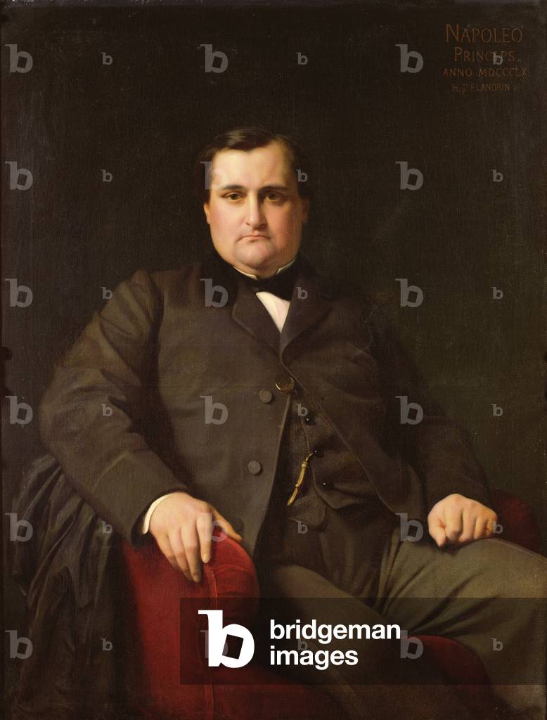 Ritratto di Joseph Charles Bonaparte, Principe Napoleone (1822-1891), 1863 (olio su tela)