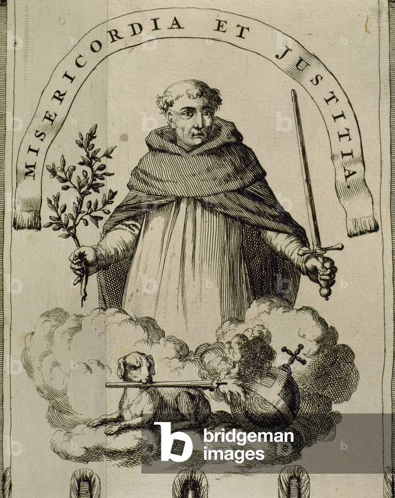"Bandiera dell'Inquisizione a Goa (incisione)", b/w