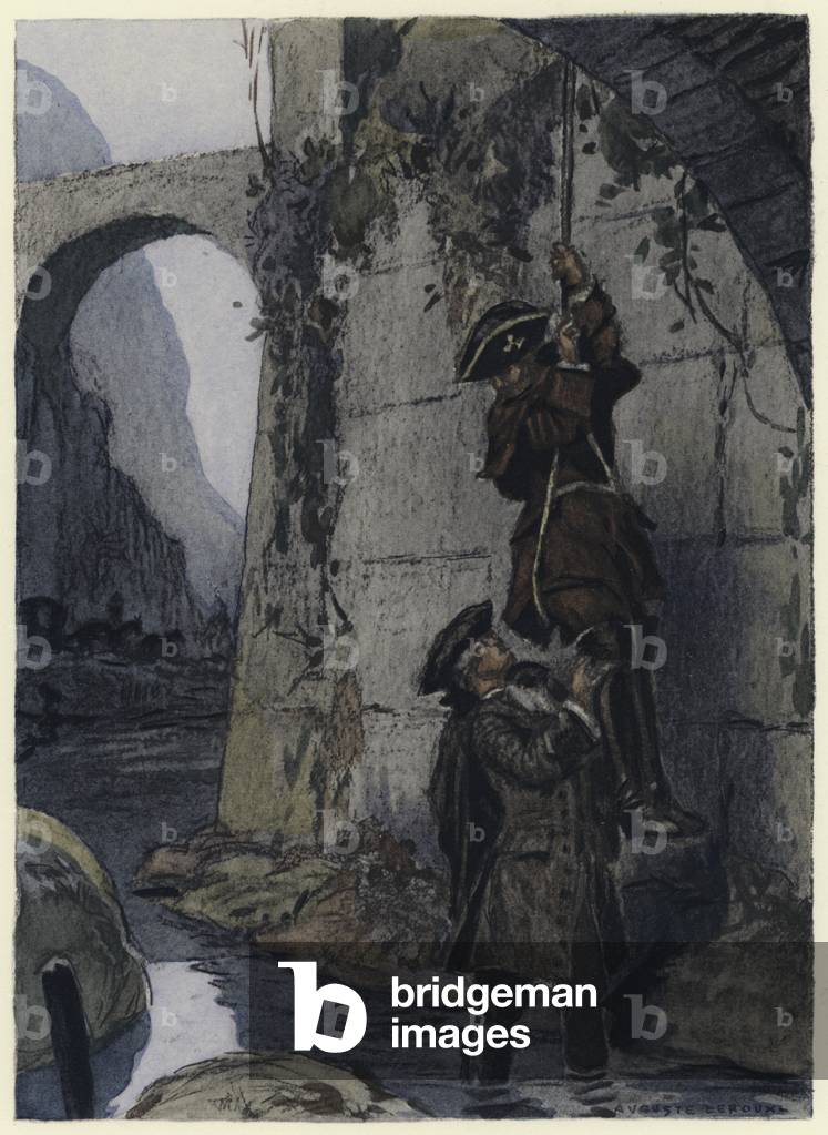 Illustrazione per memorie di Casanova (colore lito)