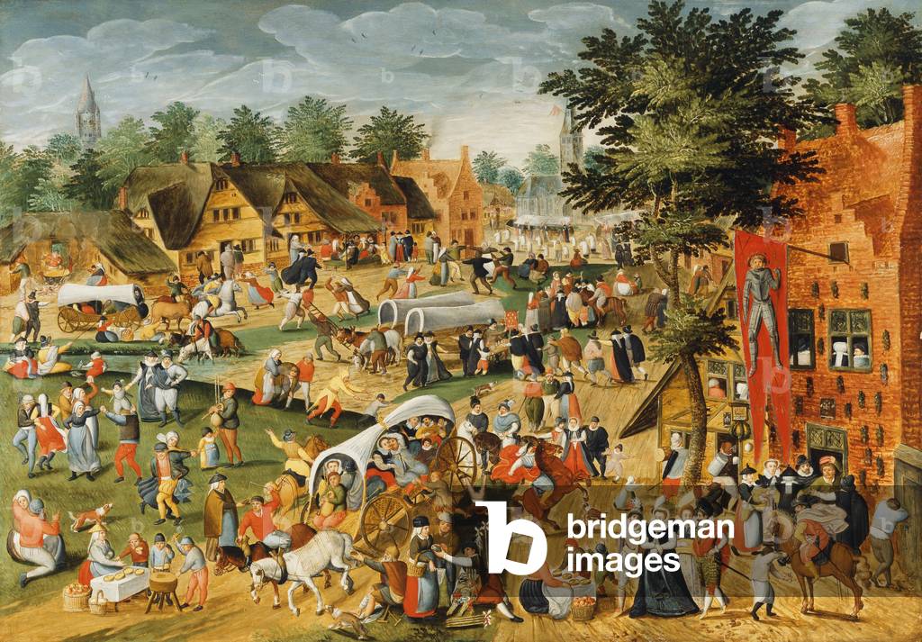 Bild von Gemälde "Das Fest des heiligen Georg" von Maerten van Cleve