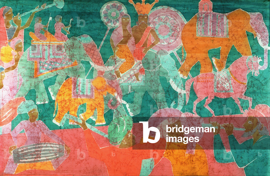 Corteo nuziale, 1979 (batik)