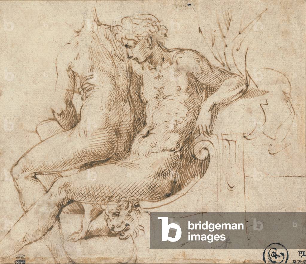 Due amanti seduti su un divano (penna & inchiostro su carta)