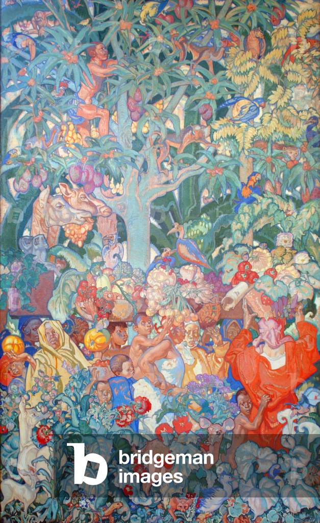 British Empire Panel 12, um 1930 (Öl auf Leinwand)