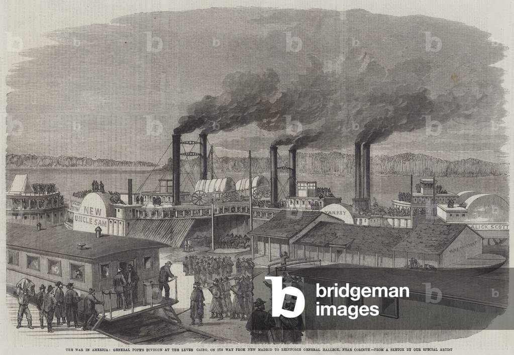 "Der Krieg in Amerika" 1862 von English School