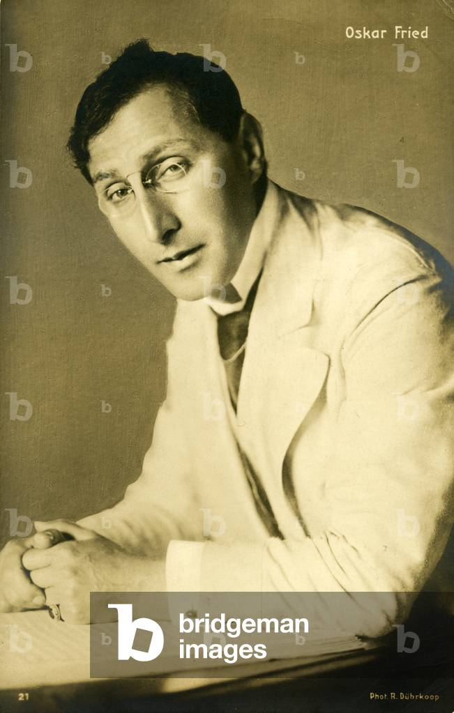 Oskar Fried Porträt.