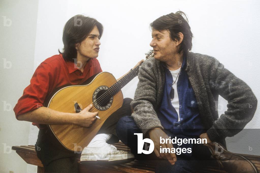 Image of Photography depicting Fabrizio De Andrè 1982 by Marcello Mencarini