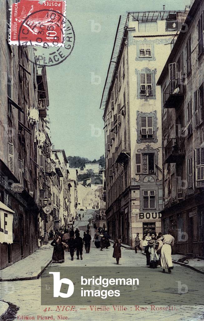 Bild von Druck "Eine Straße in der Altstadt" 1905