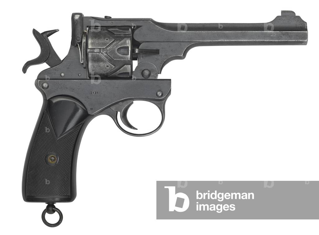 Immagine di Fotografia "Webley Fosbery Model 1902 - Revolver automatico a sei colpi" 1904 di British School