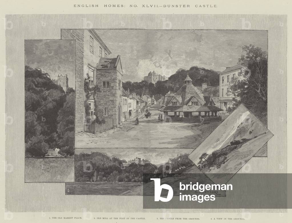 Dunster Castle (Gravur)