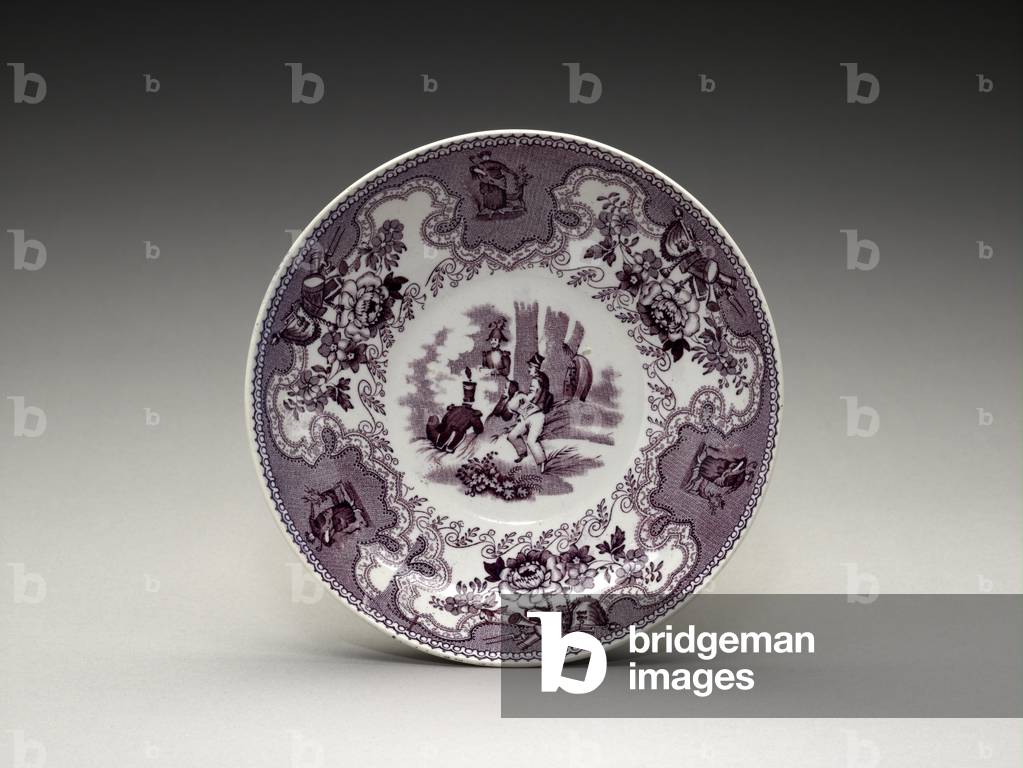 Bild von Keramik "Untertasse" 1834 von James Beech