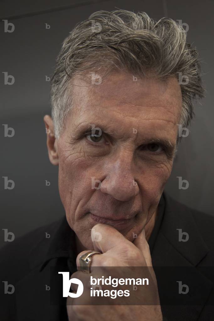Bild von Fotografie "Michael Cunningham" 2015 von Marcello Mencarini, b/w