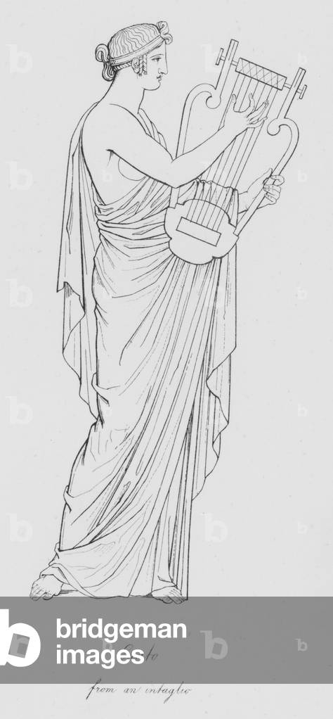 "Erato" von English School, b/w
