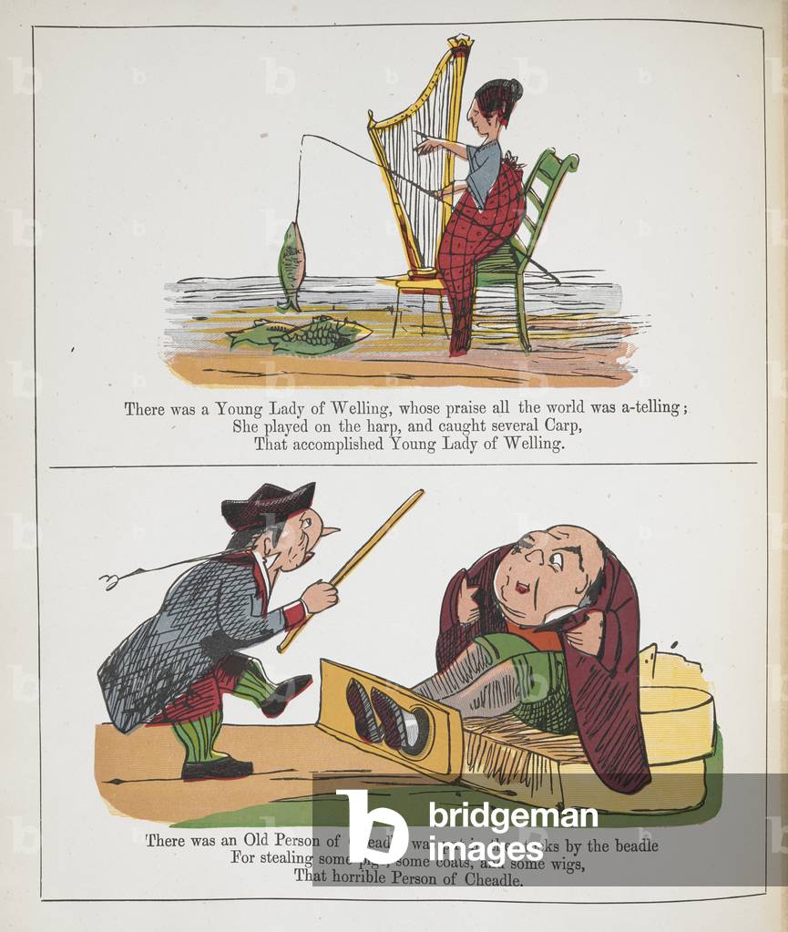 There was a young lady of Welling ...
There was an old person of Cheadle ...