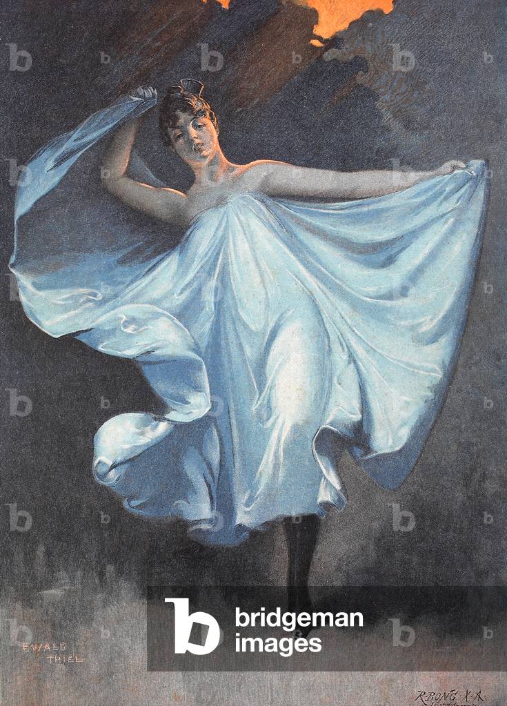 serpentine dance è una forma di danza che era popolare in tutti gli Stati Uniti e in Europa nel 1890