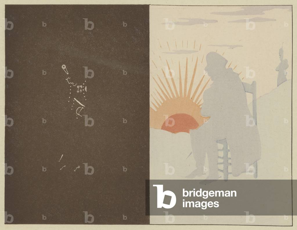 Napoleone dormiva pacificamente in una notte buia prima di svegliarsi ai primi raggi del sole la mattina della