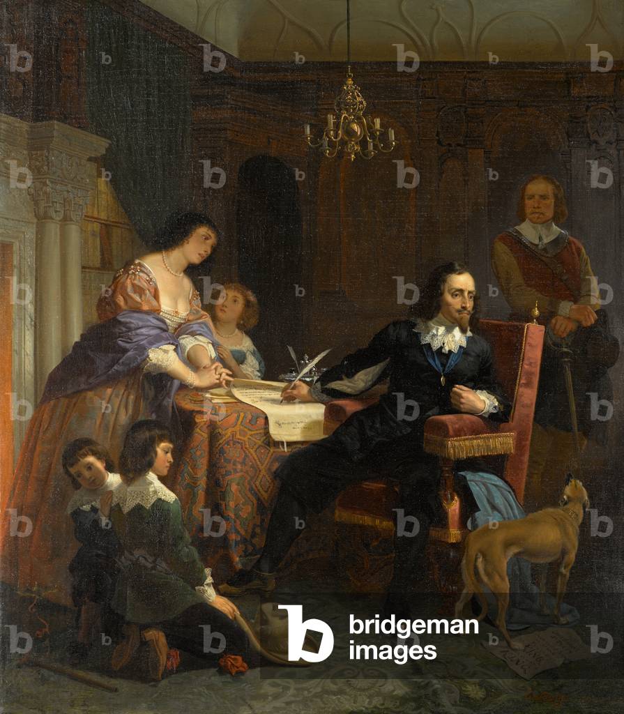 Bild von Gemälde "Der Erreichter von Strafford" 1849 von Emanuel Gottlieb Leutze